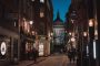 UK Street Overlooking St Pauls Cathedral